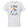 Maillot de Sport Femme Curling C'est La Vie - T-Shirt Respirant Polyester Manches Courtes - Cadeau Sportive Anniversaire Noël Fête des Mères