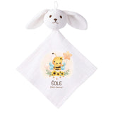 Doudou Bébé Lapin Eole d'amour Abeille Cadeau Naissance Garçon Nouveau Né