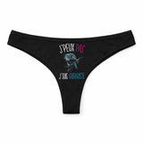 Culotte Tanga Personnalisé Femme Guitariste Femme Kopia Jpeux Pas - sous-Vêtement Coton Idée Cadeau Humour Saint Valentin Anniversaire