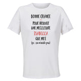 Maillot de Sport Femme Isabella Ca n'existe Pas - T-Shirt Respirant Polyester Manches Courtes - Cadeau Sportive Anniversaire Noël Fête des Mères