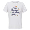 Maillot de Sport Femme Monique Elle Assure - T-Shirt Respirant Polyester Manches Courtes - Cadeau Sportive Anniversaire Noël Fête des Mères