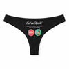 Culotte Tanga Personnalisé Femme Whisky - sous-Vêtement Coton Idée Cadeau Humour Saint Valentin Anniversaire