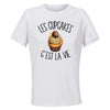 Maillot de Sport Femme Cupcakes C'est La Vie - T-Shirt Respirant Polyester Manches Courtes - Cadeau Sportive Anniversaire Noël Fête des Mères