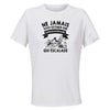 Maillot de Sport Femme Escalade Quinquagenaire - T-Shirt Respirant Polyester Manches Courtes - Cadeau Sportive Anniversaire Noël Fête des Mères