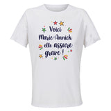 Maillot de Sport Femme Marie-Annick Elle Assure - T-Shirt Respirant Polyester Manches Courtes - Cadeau Sportive Anniversaire Noël Fête des Mères