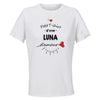Maillot de Sport Femme Luna Damour - T-Shirt Respirant Polyester Manches Courtes - Cadeau Sportive Anniversaire Noël Fête des Mères