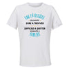 Maillot de Sport Femme Une Patissiere Formidable Blanc - T-Shirt Respirant Polyester Manches Courtes - Cadeau Sportive Anniversaire Noël Fête des Mères