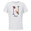 Maillot de Sport Femme Norah Lettre - T-Shirt Respirant Polyester Manches Courtes - Cadeau Sportive Anniversaire Noël Fête des Mères
