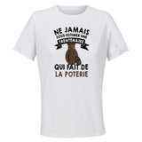 Maillot de Sport Femme Poterie Trentenaire - T-Shirt Respirant Polyester Manches Courtes - Cadeau Sportive Anniversaire Noël Fête des Mères