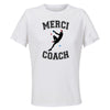 Maillot de Sport Femme pour Merci Escalade Coach - T-Shirt Respirant Polyester Manches Courtes - Cadeau Sportive Anniversaire Noël Fête des Mères