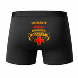 Caleçon Dorian Donneur d'Orgasme - Humour Boxer Coton Idée Cadeau