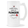 Verre à bière Plongeur adoré | Chope de Bière Pinte Idée Cadeau Humour Collègue famille Homme Anniversaire Noël