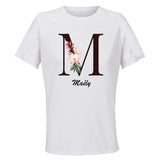 Maillot de Sport Femme Maely Lettre - T-Shirt Respirant Polyester Manches Courtes - Cadeau Sportive Anniversaire Noël Fête des Mères