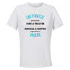 Maillot de Sport Femme Une Pongiste Formidable Blanc - T-Shirt Respirant Polyester Manches Courtes - Cadeau Sportive Anniversaire Noël Fête des Mères