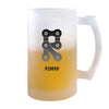 Verre à Bière Roman Lettre Chaine | Chope de Bière Pinte | Idée Cadeau Prénom Motard Biker Mob Anniversaire Papa Collègue Départ Retraite Noël