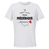 Maillot de Sport Femme Frederique Damour - T-Shirt Respirant Polyester Manches Courtes - Cadeau Sportive Anniversaire Noël Fête des Mères