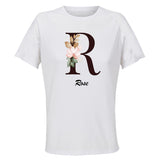 Maillot de Sport Femme Rose Lettre - T-Shirt Respirant Polyester Manches Courtes - Cadeau Sportive Anniversaire Noël Fête des Mères