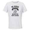 Maillot de Sport Femme Mots Croises Quarantenaire - T-Shirt Respirant Polyester Manches Courtes - Cadeau Sportive Anniversaire Noël Fête des Mères