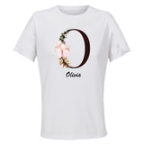 Maillot de Sport Femme Olivia Lettre - T-Shirt Respirant Polyester Manches Courtes - Cadeau Sportive Anniversaire Noël Fête des Mères