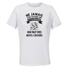Maillot de Sport Femme Mots Croises Copy Octogenaire - T-Shirt Respirant Polyester Manches Courtes - Cadeau Sportive Anniversaire Noël Fête des Mères