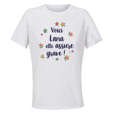 Maillot de Sport Femme Lana Elle Assure - T-Shirt Respirant Polyester Manches Courtes - Cadeau Sportive Anniversaire Noël Fête des Mères