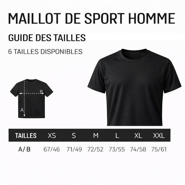 Maillot de Sport Homme Informaticiens Les Autres vs Moi - T-Shirt Respirant Polyester Manches Courtes - Cadeau Sportif Anniversaire Noël Fête des Pères