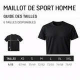 Maillot de Sport Homme pour Matteo Agneau - T-Shirt Respirant Polyester Manches Courtes - Cadeau Sportif Anniversaire Noël Fête des Pères