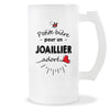 Verre à bière Joaillier adoré | Chope de Bière Pinte Idée Cadeau Humour Collègue famille Homme Anniversaire Noël