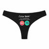 Culotte Tanga Personnalisé Femme Laeromodelisme - sous-Vêtement Coton Idée Cadeau Humour Saint Valentin Anniversaire