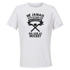 Maillot de Sport Femme Hockey Septuagenaire - T-Shirt Respirant Polyester Manches Courtes - Cadeau Sportive Anniversaire Noël Fête des Mères