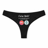 Culotte Tanga Personnalisé Femme Biologie - sous-Vêtement Coton Idée Cadeau Humour Saint Valentin Anniversaire
