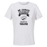 Maillot de Sport Femme Theatre Trentenaire - T-Shirt Respirant Polyester Manches Courtes - Cadeau Sportive Anniversaire Noël Fête des Mères