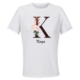 Maillot de Sport Femme Kenza Lettre - T-Shirt Respirant Polyester Manches Courtes - Cadeau Sportive Anniversaire Noël Fête des Mères