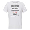 Maillot de Sport Femme pour Claire Ca n'existe Pas - T-Shirt Respirant Polyester Manches Courtes - Cadeau Sportive Anniversaire Noël Fête des Mères