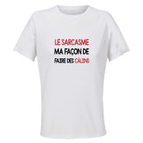 Maillot de Sport Femme Sarcasme Calin - T-Shirt Respirant Polyester Manches Courtes - Cadeau Sportive Anniversaire Noël Fête des Mères