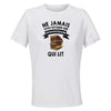 Maillot de Sport Femme Lire Quarantenaire - T-Shirt Respirant Polyester Manches Courtes - Cadeau Sportive Anniversaire Noël Fête des Mères