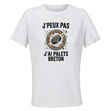 Maillot de Sport Femme Palais Breton J'peux Pas - T-Shirt Respirant Polyester Manches Courtes - Cadeau Sportive Anniversaire Noël Fête des Mères