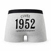 Caleçon Millésime 1952 - Humour Boxer Gris Idée Cadeau Anniversaire