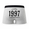Caleçon Millésime 1997 - Humour Boxer Gris Idée Cadeau Anniversaire