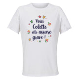 Maillot de Sport Femme pour Colette Elle Assure - T-Shirt Respirant Polyester Manches Courtes - Cadeau Sportive Anniversaire Noël Fête des Mères