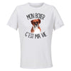 Maillot de Sport Femme Boxer C'est La Vie - T-Shirt Respirant Polyester Manches Courtes - Cadeau Sportive Anniversaire Noël Fête des Mères