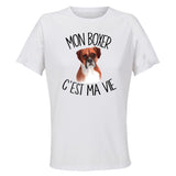 Maillot de Sport Femme Boxer C'est La Vie - T-Shirt Respirant Polyester Manches Courtes - Cadeau Sportive Anniversaire Noël Fête des Mères