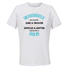 Maillot de Sport Femme Une Ergotherapeute Formidable Blanc - T-Shirt Respirant Polyester Manches Courtes - Cadeau Sportive Anniversaire Noël Fête des Mères
