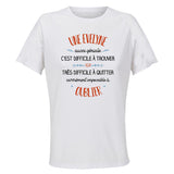 Maillot de Sport Femme Une Evelyne Aussi Geniale - T-Shirt Respirant Polyester Manches Courtes - Cadeau Sportive Anniversaire Noël Fête des Mères