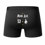 Caleçon 54 Ans - Humour Boxer Coton Motif Âge Idée Cadeau Anniversaire