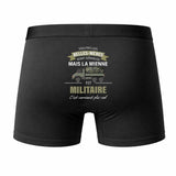 Caleçon Belle-Mère Militaire - Humour Boxer Coton Idée Cadeau Fête des Pères
