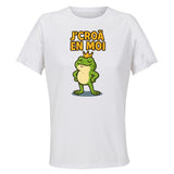 Maillot de Sport Femme Jcroa en Moi - T-Shirt Respirant Polyester Manches Courtes - Cadeau Sportive Anniversaire Noël Fête des Mères