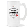 Verre à bière Coiffeuse adorée femme | Chope de Bière Pinte Idée Cadeau Humour Collègue famille Homme Anniversaire Noël