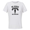 Maillot de Sport Femme Marche Copie 4 Quinquagenaire - T-Shirt Respirant Polyester Manches Courtes - Cadeau Sportive Anniversaire Noël Fête des Mères