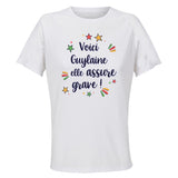 Maillot de Sport Femme Guylaine Elle Assure - T-Shirt Respirant Polyester Manches Courtes - Cadeau Sportive Anniversaire Noël Fête des Mères